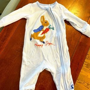 Joules bunny onsie suit zip up jumper zippy